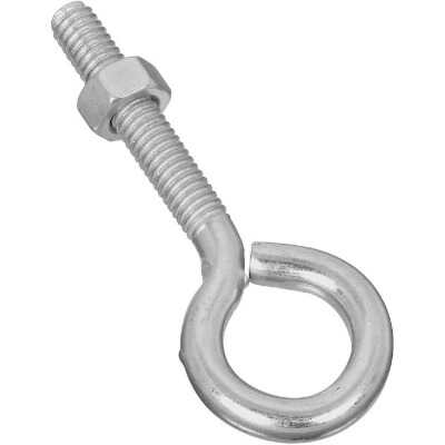 National 5/16 In. x 3-1/4 In. Zinc Eye Bolt with Hex Nut
