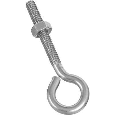 National 1/4 In. x 3 In. Stainless Steel Eye Bolt